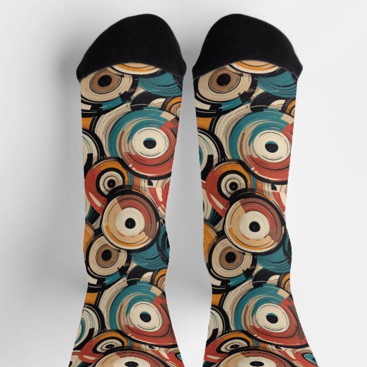 Abstract Records Crew Socks Socken (Oben)