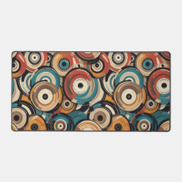 Abstract Records Desk Mat Schreibtischunterlage