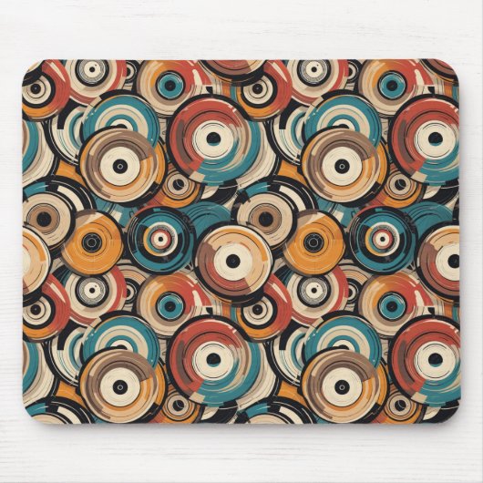Abstract records Mouse Pad Mousepad (Vorne)