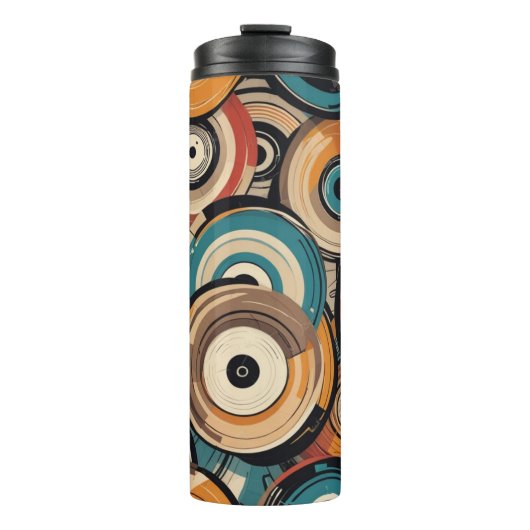 Abstract Records Thermal Tumbler Thermosbecher (Vorderseite)