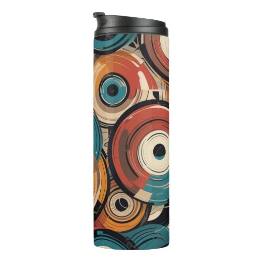 Abstract Records Thermal Tumbler Thermosbecher (Nach rechts gedreht)