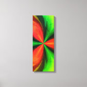 Abstract Red And Green Pattern Canvas Print Leinwanddruck (Vorderseite)