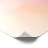 abstract red and pink background with white rings poster (Ecke)