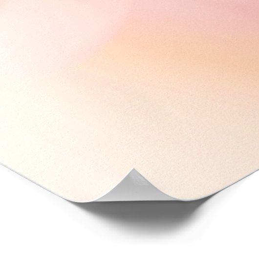 abstract red and pink background with white rings  poster (Ecke)