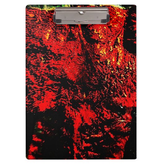 Abstract red clipboard,Darkness red abstract  Klemmbrett (Vorderseite)