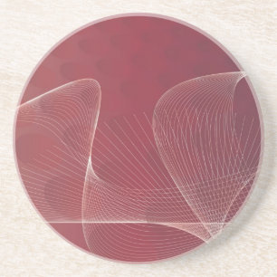 abstract red sandstone coaster sandstein untersetzer