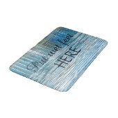 Abstract Reflection Funny Plush Bath Mat Badematte (Schrägansicht)