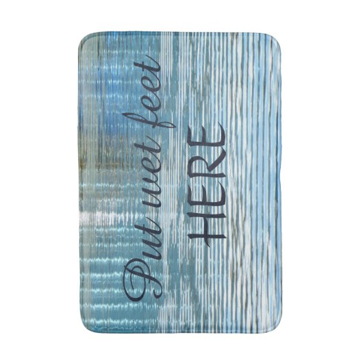 Abstract Reflection Funny Plush Bath Mat Badematte (Vorderseite Vertikal)