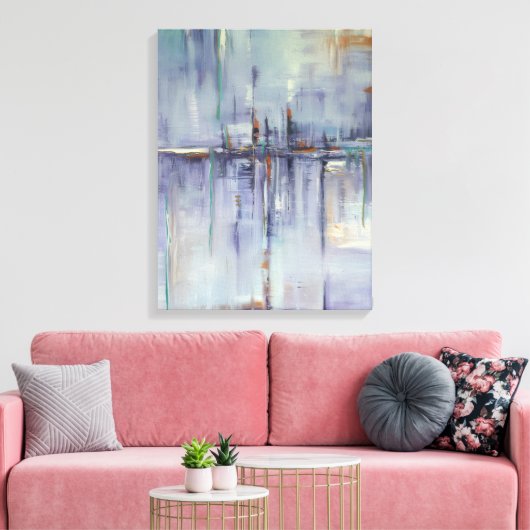 Abstract Reflection Leinwanddruck (Insitu (Wohnzimmer))