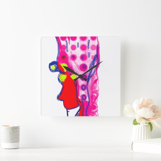 Abstract Regal Art Quadratische Wanduhr (Zuhause)