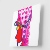 Abstract Regal Art  Quadratische Wanduhr (Winkel)