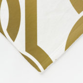 Abstract repeatable background of golden twisted s fleecedecke (Ecke)