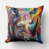 ABSTRACT RHINO CUSHION KISSEN (Vorderseite)