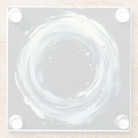 abstract ring in watercolor style glasuntersetzer (Rückseite)