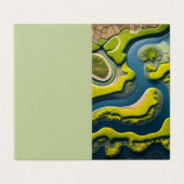 Abstract River Estuary (Außenseite Aufgefaltet)