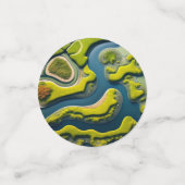Abstract River Estuary Konfetti (Klein Vorderseite)