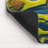 Abstract River Estuary Mousepad (Ecke)