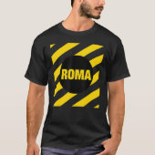 Abstract Rome Italy Square Style Roma Italia Illus T-Shirt (Vorderseite)