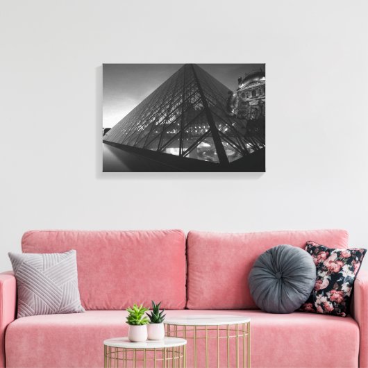 Abstract roof canvas print leinwanddruck (Insitu (Wohnzimmer))