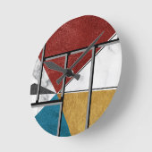 Abstract Runde Wanduhr (Winkel)