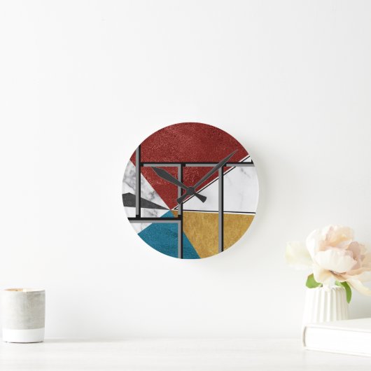 Abstract Runde Wanduhr (Zuhause)