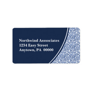 Abstract Scribbles Address Label Adressaufkleber