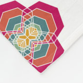 Abstract Seamless Floral Background, surface textu Fleecedecke (Ecke)