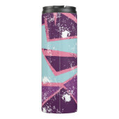 Abstract seamless geometric pattern. grunge urban thermosbecher (Rückseite)