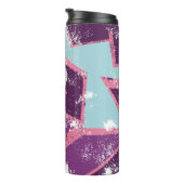 Abstract seamless geometric pattern. grunge urban thermosbecher (Nach rechts gedreht)