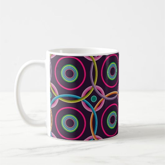 Abstract seamless pattern background.abstract, abs kaffeetasse (Links)
