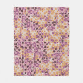 Abstract seamless pattern. Chaotic rounded squares Fleecedecke (Vorderseite)