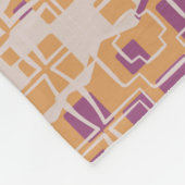 Abstract seamless pattern. Chaotic rounded squares Fleecedecke (Ecke)