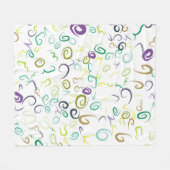Abstract seamless pattern handmadeabstract, art, b fleecedecke (Vorderseite (Horizontal))