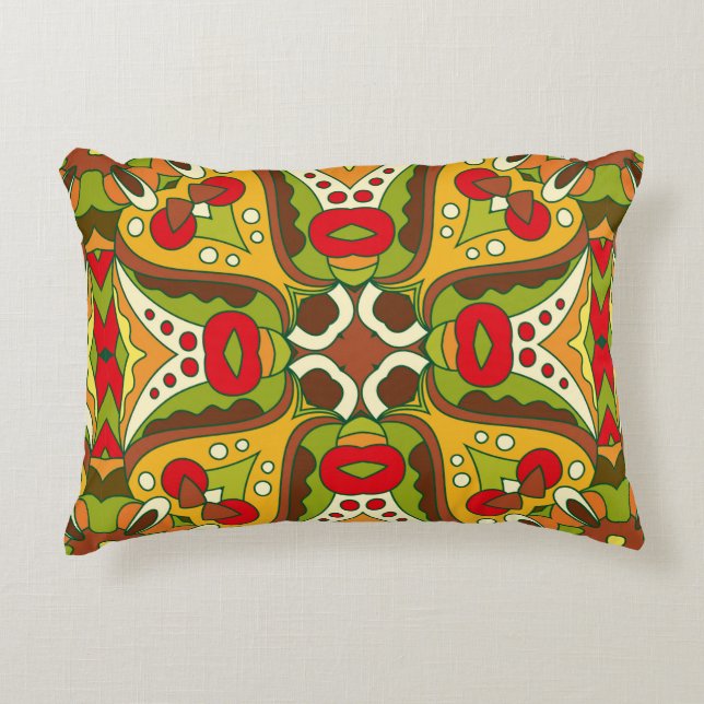 Abstract seamless pattern in oriental ethnic style dekokissen (Vorderseite)
