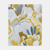 Abstract seamless pattern. Light grey, yellow, g Fleecedecke (Vorderseite)