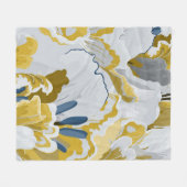 Abstract seamless pattern. Light grey, yellow, g Fleecedecke (Vorderseite (Horizontal))