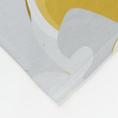 Abstract seamless pattern. Light grey, yellow, g Fleecedecke (Ecke)