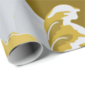 Abstract seamless pattern. Light grey, yellow, g Geschenkpapier (Rolleneckpunkt)