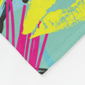 Abstract seamless pattern with Pop art comicspeech Fleecedecke (Ecke)