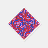 Abstract seamless psychedelic pattern serviette (Ecke)