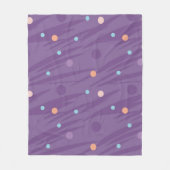 Abstract seamless purple pattern with circles and fleecedecke (Vorderseite)