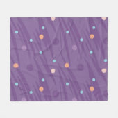 Abstract seamless purple pattern with circles and  fleecedecke (Vorderseite (Horizontal))