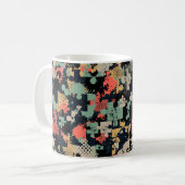 Abstract seamless puzzle pattern with puzzle, squa kaffeetasse (Vorderseite Links)