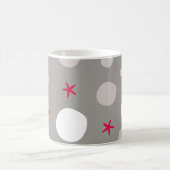 Abstract seamless vintage pattern on grey backgrou kaffeetasse (Mittel)