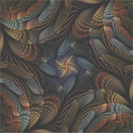 Abstract Seashells Aufkleber (Vorderseite)