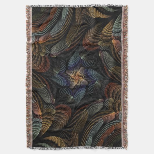 Abstract Seashells Decke (Vorderseite Vertikal)