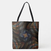 Abstract Seashells Tasche (Vorderseite)
