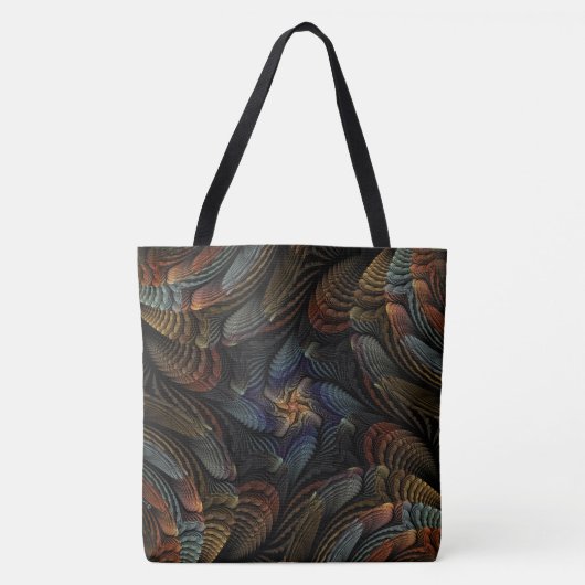 Abstract Seashells Tasche (Vorderseite)