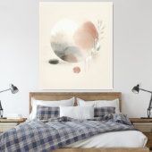Abstract Serenity Leinwanddruck (Insitu (Schlafzimmer))