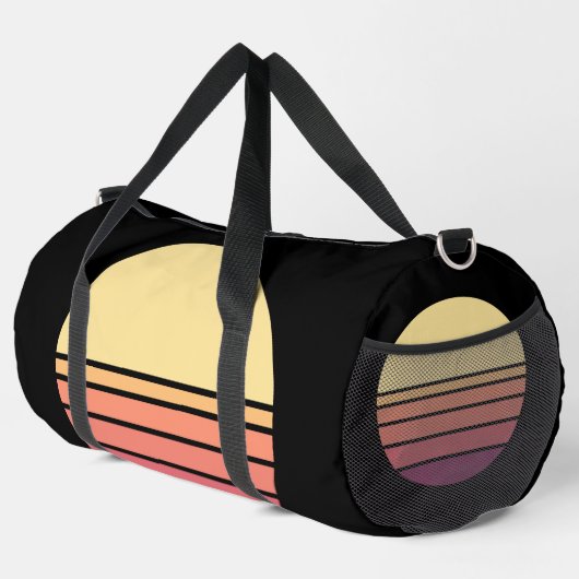 Abstract Setting Sun Duffle Bag (Rechte Ecke)